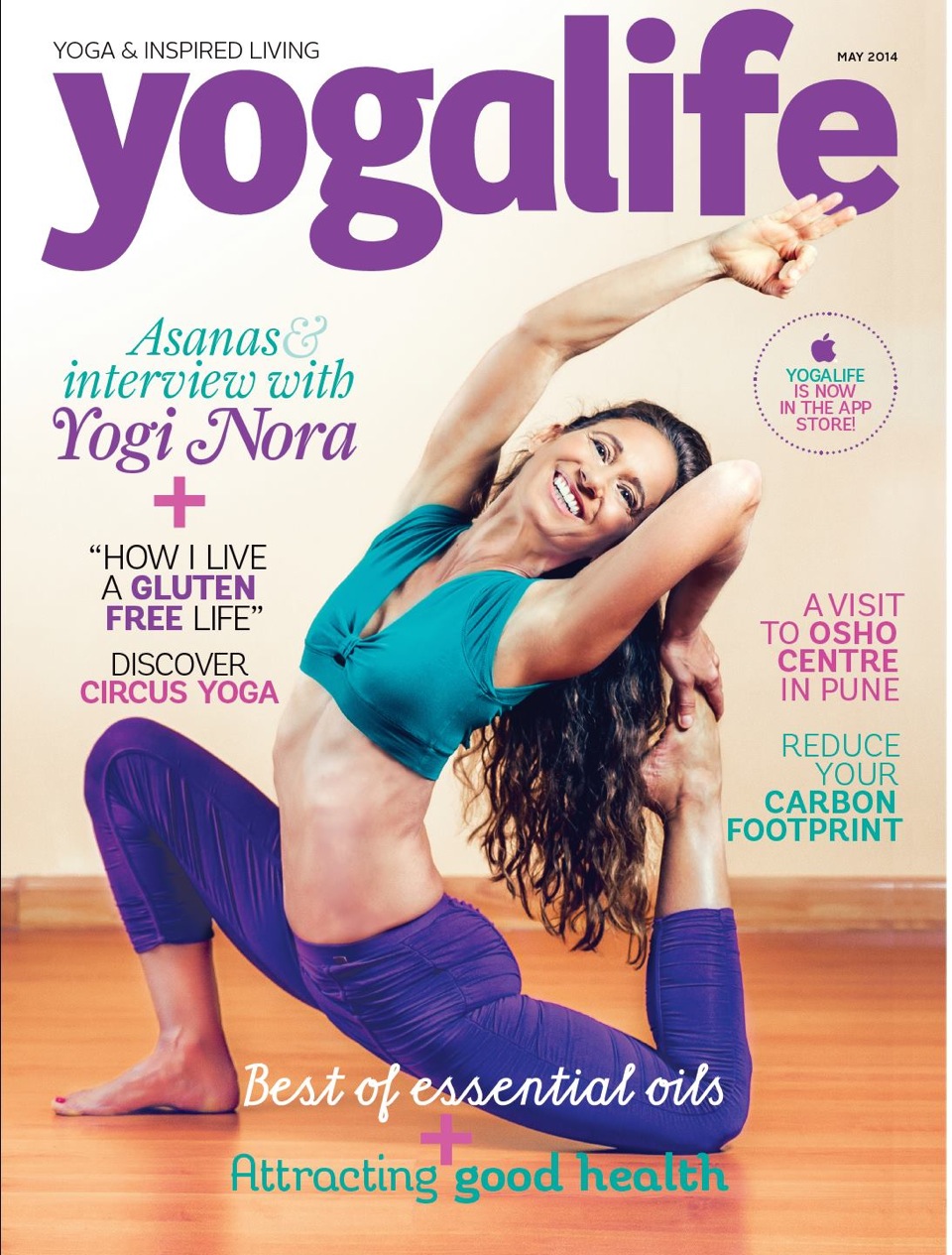 yogalife magazine — Yogi Nora cover feature
